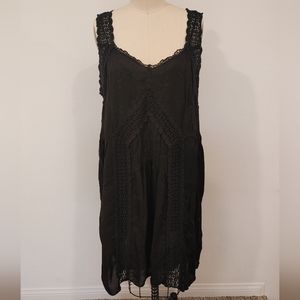 Johnny Was Black Lace Dress
